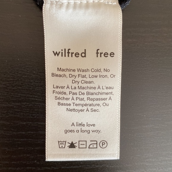 [S] Aritzia Wilfred Free Cropped Tank Top | Black - Picture 4 of 4